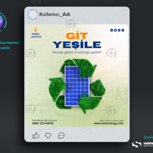 Güneş Enerjisi Pazarlaması İçin Çarpıcı Sosyal Medya Tasarımları
