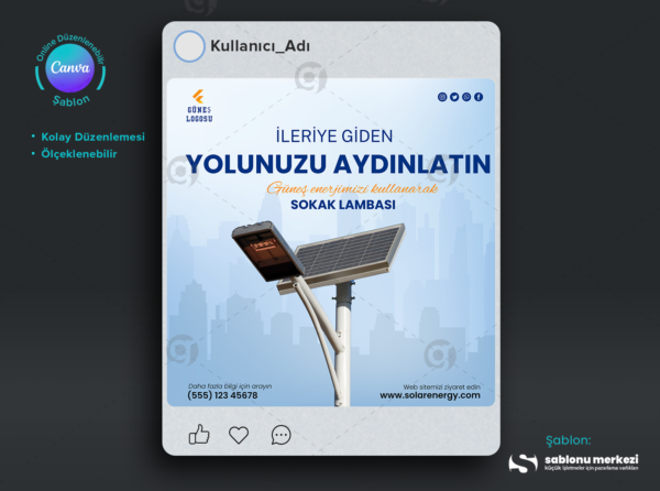 Güneş Paneli Reklamcılığı İçin Göze Çarpan Sosyal Medya Gönderileri