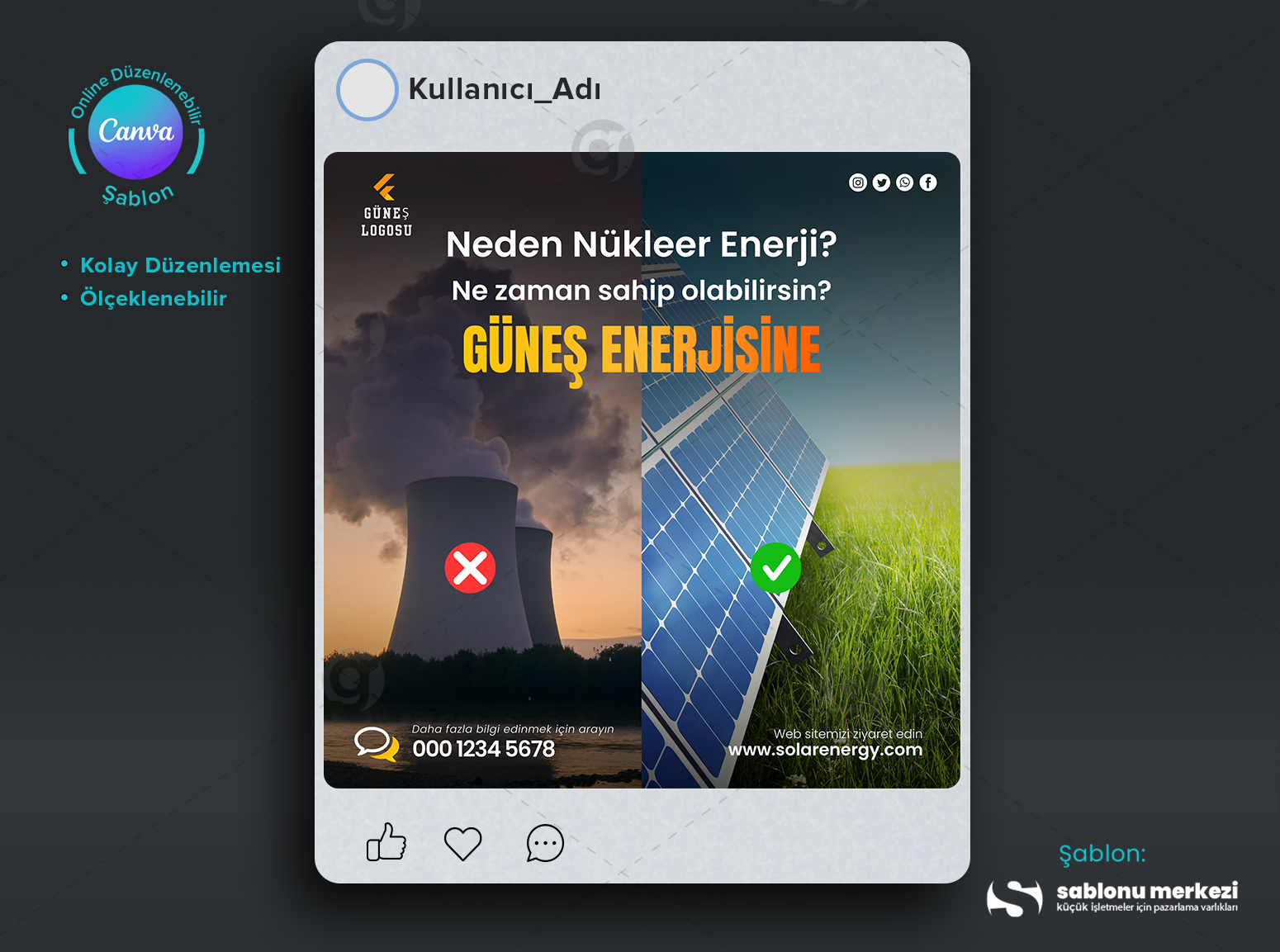 Gunes Enerjisi Dijital Pazarlama Kampanyalari Icin Modern Tasarimlar.png