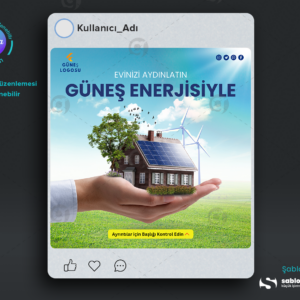 Gunes Enerjisi Sosyal Medya Pazarlama Gonderi Sablonlari.png