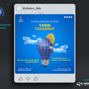 Gunes Paneli Icin Instagram Gonderi Tasarim Sablonlari.png
